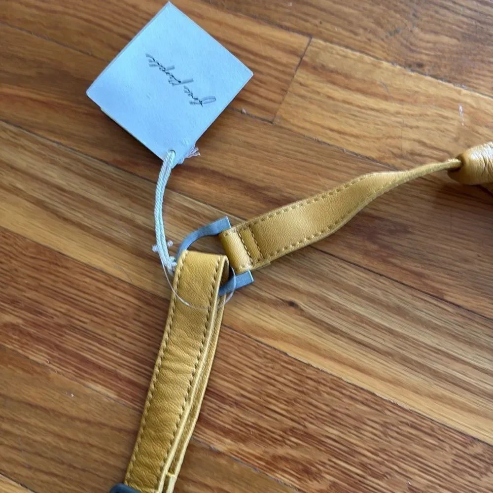 Free People Idle Hands Sling yellow mustard, color - Picture 6 of 10
